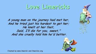 ♥♣♥ Love Limericks  Example Limerick Poems ♥♣♥ [upl. by Diogenes]