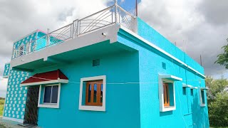 बेहतरीन घर सिर्फ 40 X 40 Feet में  BEAUTIFUL COLOUR COMBINATION  4 BED HALL KITCHEN BATH STAIRS [upl. by Wilen]