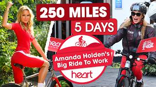 Amanda Holden cycled 250 miles to raise money for charity 🚴🏼‍♀️💨 [upl. by Taub950]