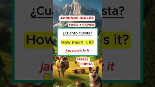 CUANTO CUESTA EN INGLES  FRASES CORTAS [upl. by Ahel]