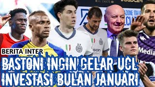 INVESTASI BULAN JANUARI 🧿 MAROTTA DEKATI MANER🧿 BIRAGHI KEMBALI  🧿 BASTONI OPTIMIS 🧿 BERITA INTER [upl. by Itsim]