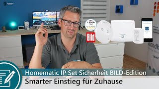 Smarte Sicherheit Zuhause  Das Homematic IP Set Sicherheit BILD nach Installation vorgestellt [upl. by Attirehs]