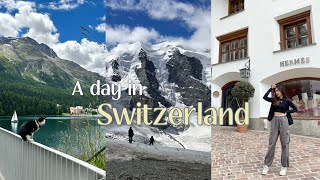 瑞士vlog11🇨🇭魔女峰壯麗冰河 St Moritz 聖莫里茲逛街 Chur庫爾民宿 [upl. by Walston102]