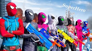 What If 8 SpiderMan Bros In 1 House   SPIDERMANs Story New Season 5  All Action Funny [upl. by Hultgren828]