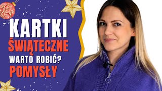 🎄 KARTKI ŚWIĄTECZNE ręcznie robione 🎄 Czy warto wysyłać Pomysły na kartki bożonarodzeniowe [upl. by Siver]