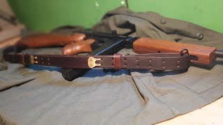 Making a WW2 Style Leather Rifle Sling [upl. by Bolling]