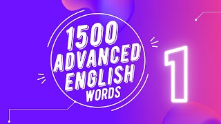 1500 SAT Vocab Words You Must Know  Word list 1 [upl. by Hansiain]