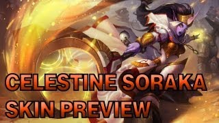 Celestine Soraka Skin  League of Legends [upl. by Airalav]