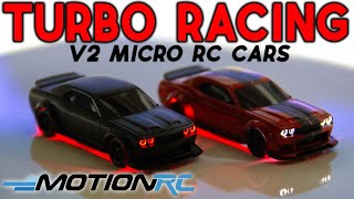 Turbo Racing V2 Micro RC Cars 176 Scale  Motion RC [upl. by Nho]