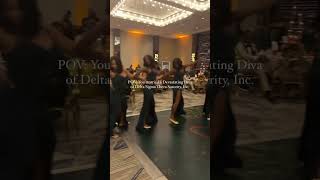 🔥 Delta Sigma Theta Sorority Inc Wedding Stroll dst deltasigmatheta divine9 weddingvideo [upl. by Elicec]