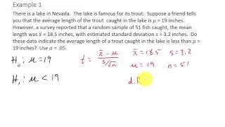 Hypothesis Testing Sigma Unknown Left Tailed PValue Method [upl. by Macy]