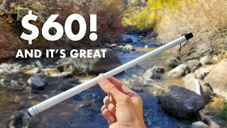 This Is the Best SuperCheap 60 Tenkara Rod Ive Tried Tenkara Fly Fishing [upl. by Arihat909]