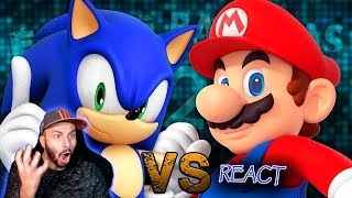 Mario vs Sonic 2 Épicas Batallas de Rap del Frikismo T2  Keyblade  REACCION [upl. by Powers]