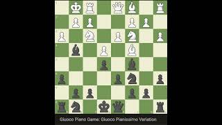 giuoco piano game  giuoco pianissimo variation chess hikaru chessgrandmaster magnusvshikaru [upl. by Dorcea]