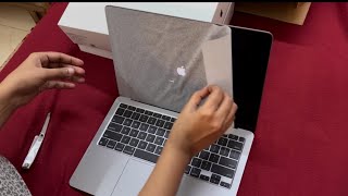 Unboxing MacBook air M1  Apple MacBook Air opening  flipkart big billion sale macbook [upl. by Rior783]