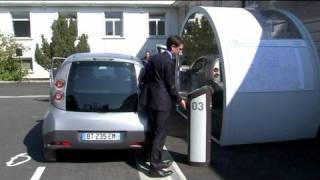 Pay as you go electric cars unveiled in Paris [upl. by Davida]