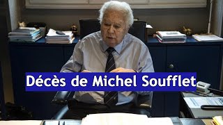 Décès de Michel Soufflet  DRM News Français [upl. by Latini]