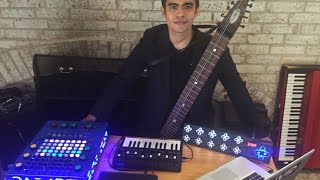 Chapman Stick  Get in the Grid  Solo electronic performance [upl. by Lletniuq]