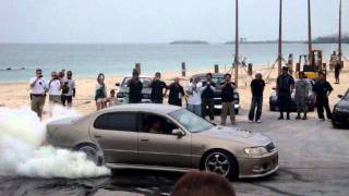 2JZ Toyota Aristo Baddest Burnout [upl. by Mallin]