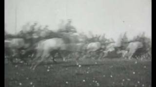 The Scots Greys charging during training on Salisbury Plain 1909 [upl. by Johnston53]