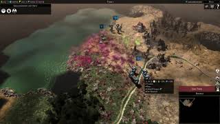 Warhammer 40000 Gladius Relics of War Tau Gameplay PC Game [upl. by Nauq]