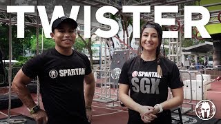 Obstacle OR  Twister  Spartan Race Singapore [upl. by Nimesh879]