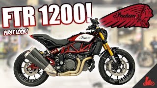 2019 Indian FTR 1200  FIRST Look [upl. by Edwina52]