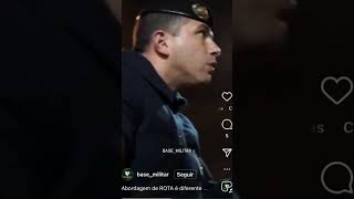 Abordagem policial rota rocam policia comando [upl. by Ajssatan]