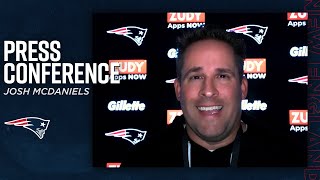 Josh McDaniels on Cam Newton quotHes a fun guy to be aroundquot  Patriots Press Conference [upl. by Luiza846]