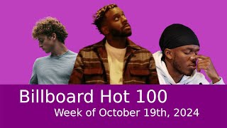 Billboard Hot 100  Week of October 19th 2024 [upl. by Evette]