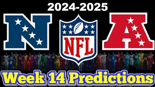 NFL Week 14 Game Predictions 2024 Predicting Every Matchup [upl. by Angelika]