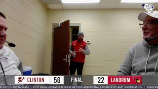 Upstate PrepCast Landrum Cardinals vs Clinton Red Devils  10182024 [upl. by Nikolia]