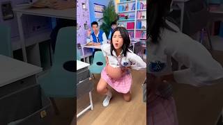 She gave birth in school trending pregnancy School short [upl. by Maddocks]