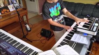 Rick Wakeman  Excerpts from The Six Wives of Henry VIII Live Cover [upl. by Nnairrek]