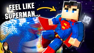 This MOD makes you FEEL like SUPERMAN  Minecraft Fisks Super Heroes  Mod [upl. by Heathcote]