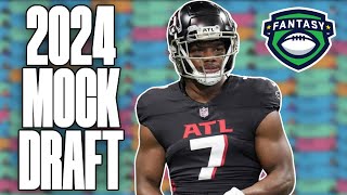 2024 Fantasy Football ESPN PPR Mock Draft BEST Strategy for Pick 5 [upl. by Wadlinger]