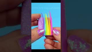 DIY Mini Libreta Arcoiris 🌈 shorts youtubeshorts diy art [upl. by Danaher]