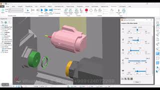 Mill Turn Operation in PowerMill [upl. by Lundberg779]