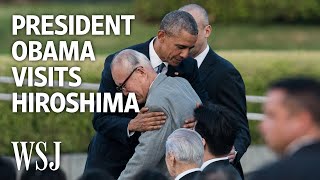 President Obama Gives Speech at Hiroshima Memorial Meets Survivors  WSJ [upl. by Enajaras]