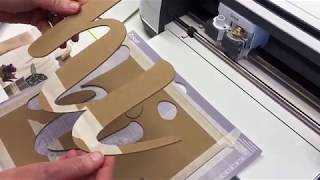 Cutting Chipboard with the Cricut Maker Knife Blade [upl. by Furlong223]