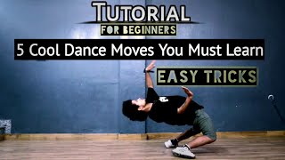 Learn 5 Cool Basic Dance Moves  Dance Tutorial  Anoop Parmar [upl. by Ateuqram563]