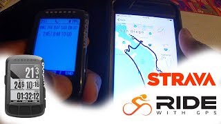 How To Load Routes From Strava and Ride With GPS to Wahoo Elemnt Bolt [upl. by Rad707]