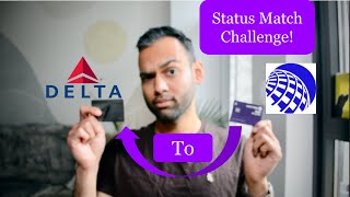 How to Strategize Airline Status Match United Airlines to Delta Airlines [upl. by Helene100]