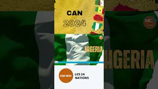 Coupe dAfrique des Nations 2024  Le Nigéria à la CAN 2024 [upl. by Brendin]