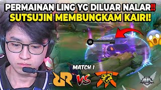 GW SAMPE GA PERCAYA LING SUTSUJIN MEMBUAT ROGER KAIRI DIBUNGKAM RRQ VS ONIC MATCH 1 MPL S14 [upl. by Kalikow18]