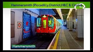 WPS REMASTERED Piccadilly Line Part 1 From Cockfosters To Heathrow Terminals 2 amp 3 amp Terminal 5 [upl. by Nort]