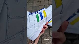 How to custom hand paint Adidas hightop sneakers  Emerson Royal Brazil and Tottenham Hotspur [upl. by Divadnahtanoj572]