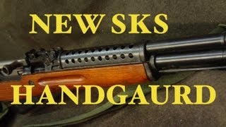 SKS with Metal ventalated handguard review [upl. by Hgierb]