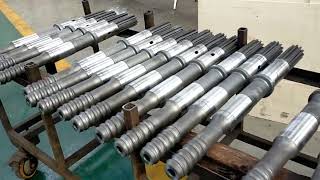 Rock Drilling Tools Striking Bar Shank Adaptors For Extention Rod And Button Bit rockdrillingtools [upl. by Kylah147]