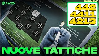 LE MIE TATTICHE 442  4213  4411  4231 2  FC25 PROTIPS [upl. by Petulia]